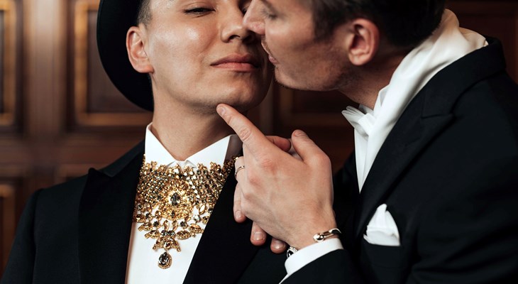 Herrmode för brudgum