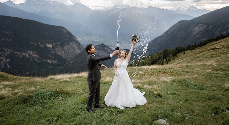 Schweiz bjuder på romantik vid höga berg och djupa dalar